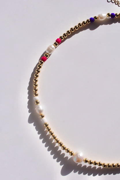 beach bead necklace