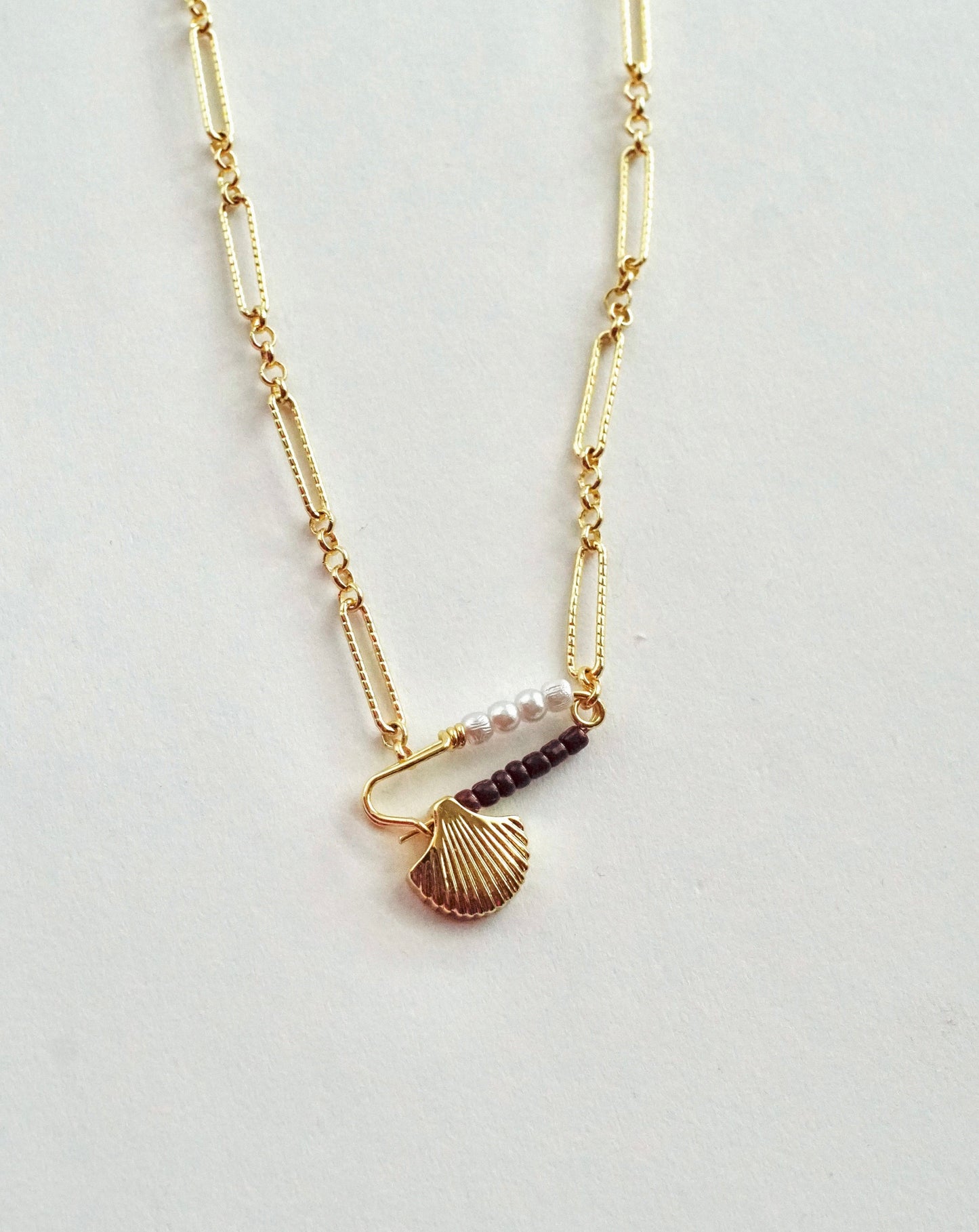 Golden Shell Necklace