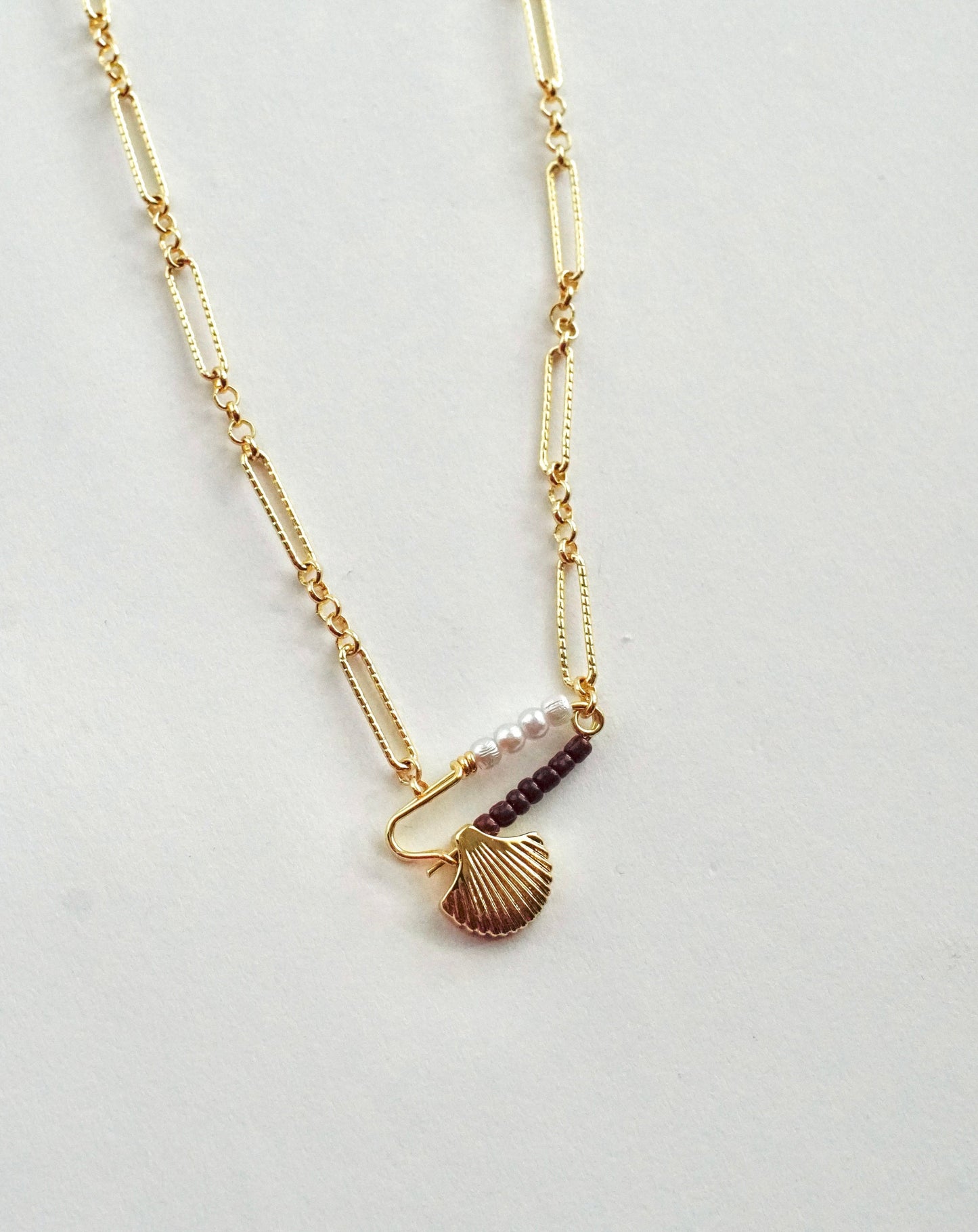 Golden Shell Necklace