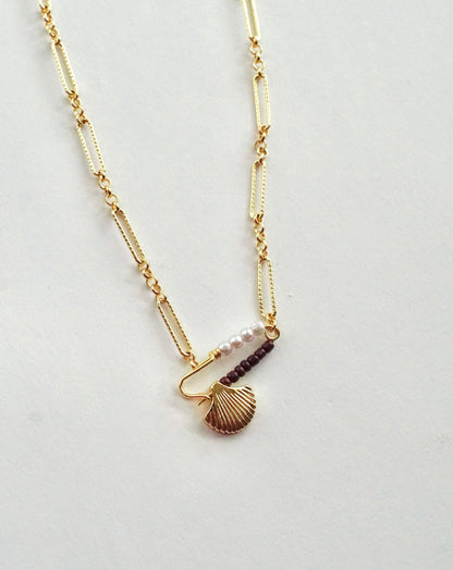 Golden Shell Necklace